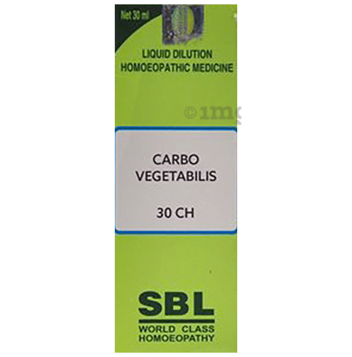 SBL Carbo Vegetabilis Dilution 30 CH