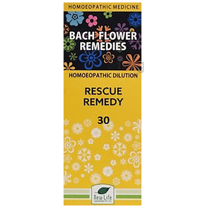 New Life Bach Flower Rescue Remedy 30 Buy bottle of 30 ml Dilution at