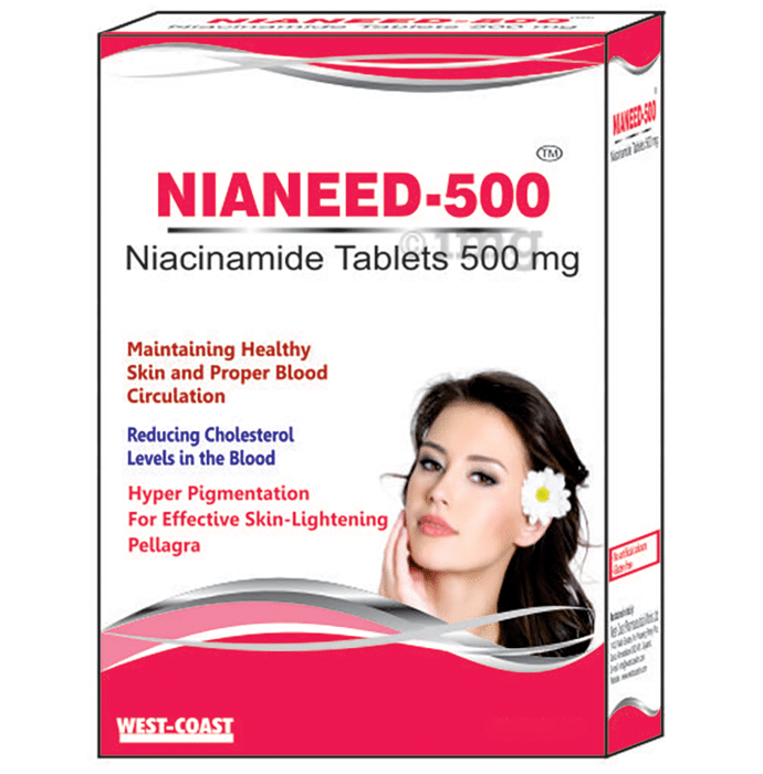 West-Coast Nianeed 500 Niacinamide Tablet