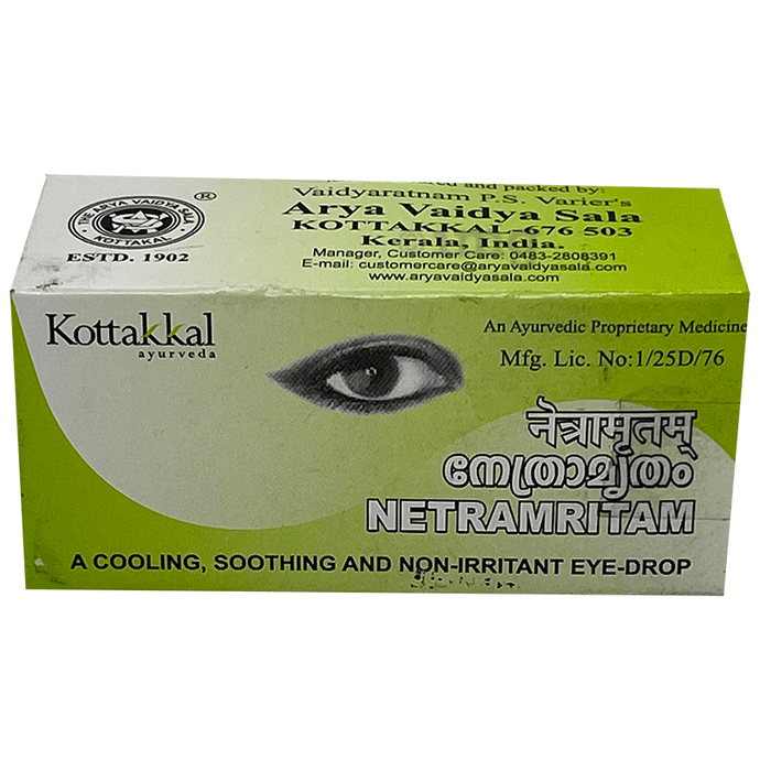 Kottakkal Ayurveda Netramritam Eye Drop Buy bottle of 10 ml Eye Drop