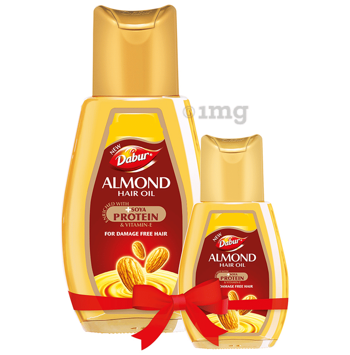 Dabur Almond Hair Oil with 200ml Hair Oil Free Buy bottle of 500 ml