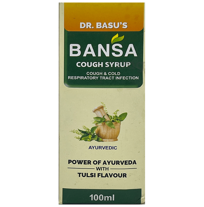 Dr. Basu's Bansa Cough Syrup Tulsi