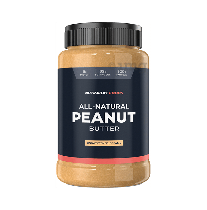 Nutrabay Foods All-Natural Peanut Butter Unsweetened Creamy