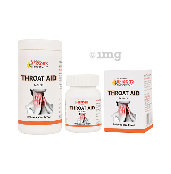 Bakson S Throat Aid Tablet Buy Bottle Of 75 Tablets At Best Price In India 1mg