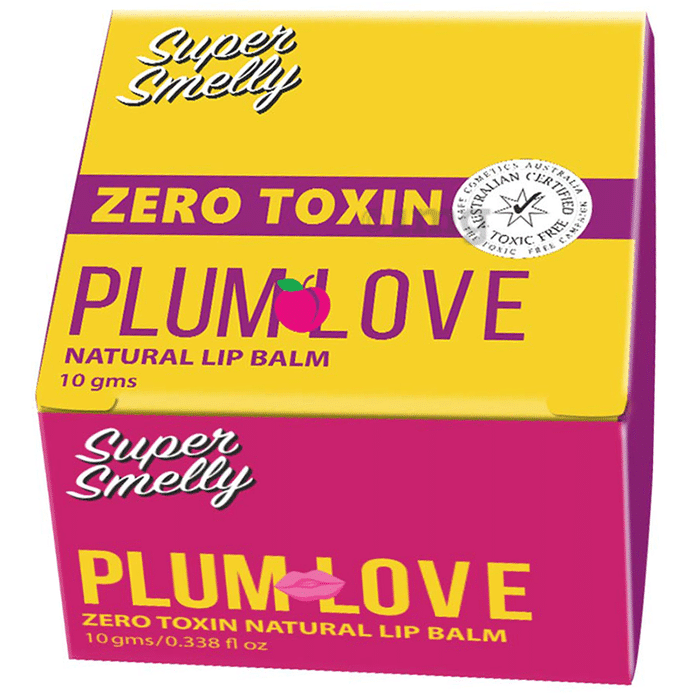 Super Smelly Plum Love Zero Toxin Natural Lip Balm