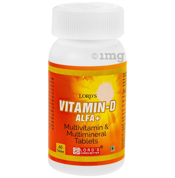 Lord's VitaminD Alfa+ Tablet Buy bottle of 60 tablets at best price