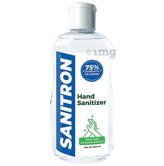 Sanitron 75% Isopropyl Alcohol Hand Sanitizer (200ml Each)