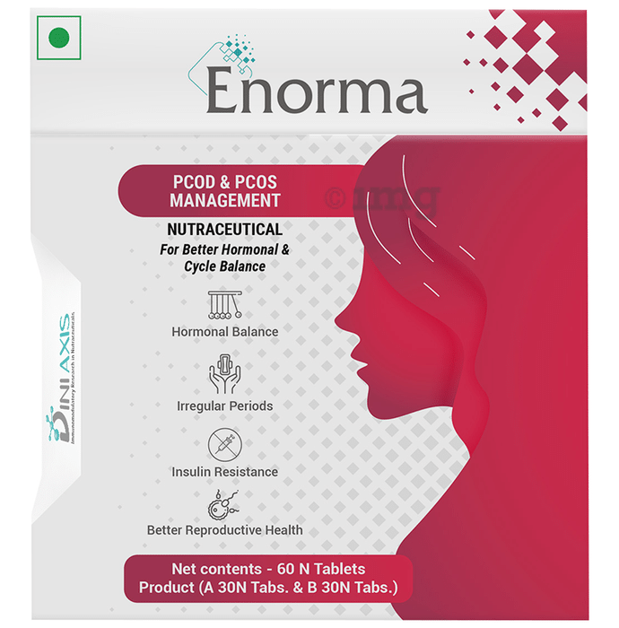 Enorma PCOD & PCOS Management Nutraceutical Tablet (30 Each)