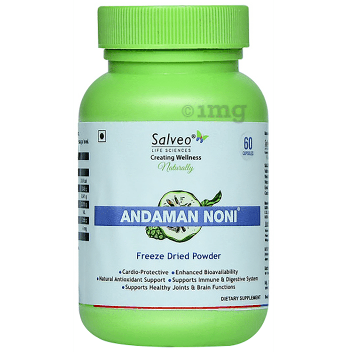 Salveo Andaman Noni Freeze Dried Powder Capsule