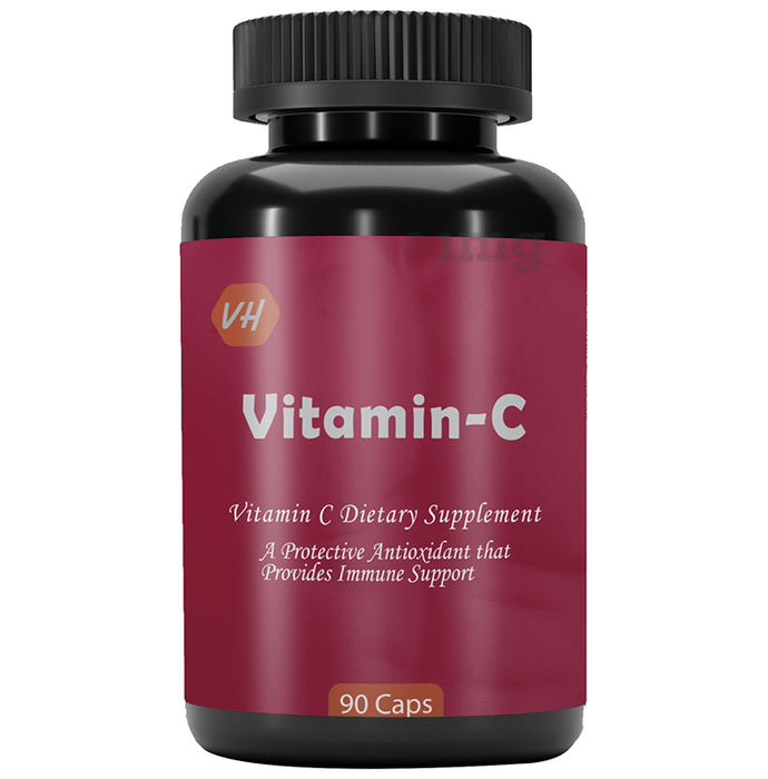 Vitaminhaat VitaminC Capsule Buy bottle of 90 capsules at best price