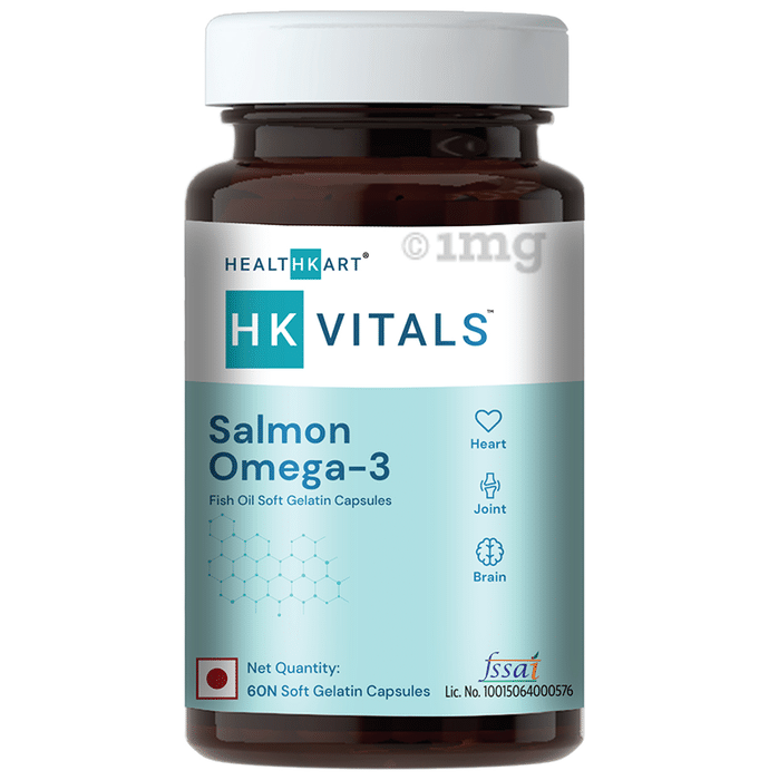 HealthKart HK Vitals Salmon Omega 3 Fish Oil Soft Gelatin Capsule