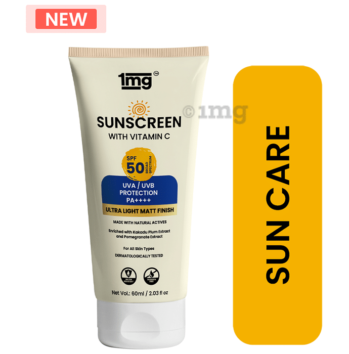 1mg Sunscreen with Vitamin C SPF 50: Buy tube of 60 ml Cream at best price in India | 1mg