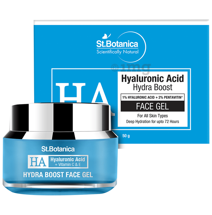 St.Botanica Face Gel Hyaluronic Acid Hydra Boost Buy jar of 50 gm Gel