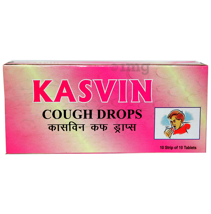 Kasvin Cough Drop Buy box of 100 tablets at best price in India 1mg