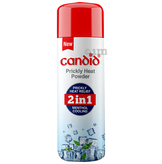Candid 2in1 Prickly Heat Relief Powder (120gm Each) Buy box of 1