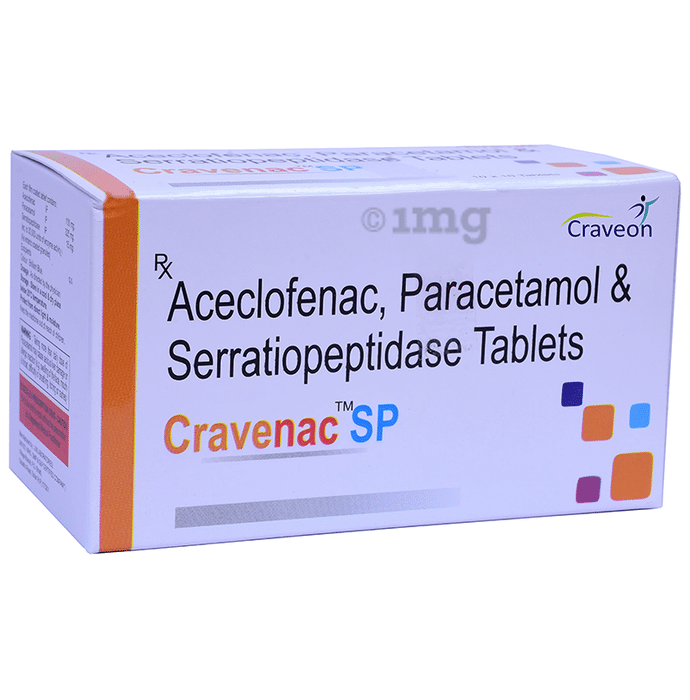 Cravenac Sp Tablet View Uses Side Effects Price And Substitutes 1mg
