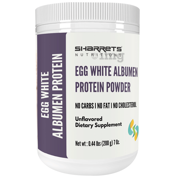 Sharrets Egg White Albumen Protein Unflavoured Powder Buy jar of 200