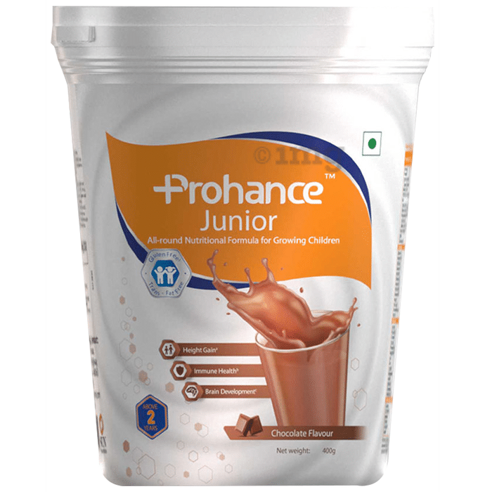 Prohance Junior Complete Nutritional Drink Powder for Kids Growth & Immunity Chocolate