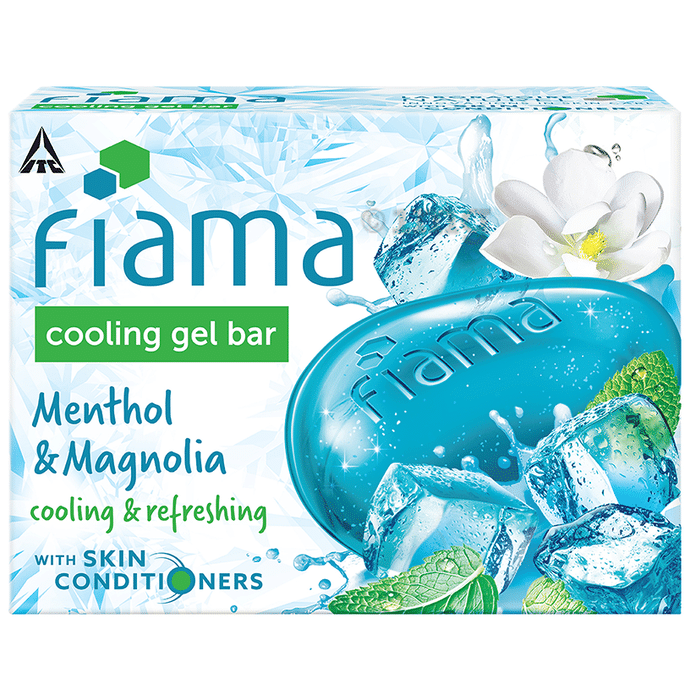 Fiama Menthol & Magnolia Cooling Gel Bar (125gm Each)