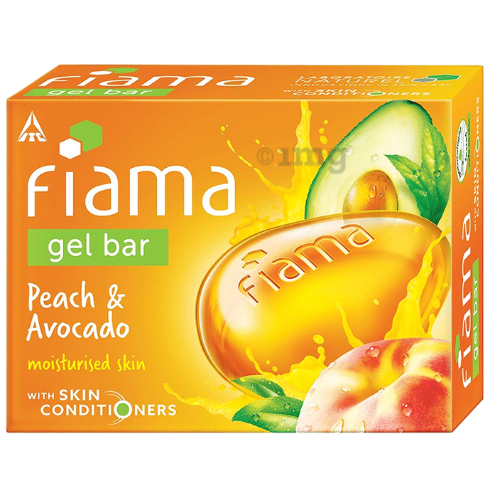 Fiama Peach & Avocado Gel Bar (125gm Each)