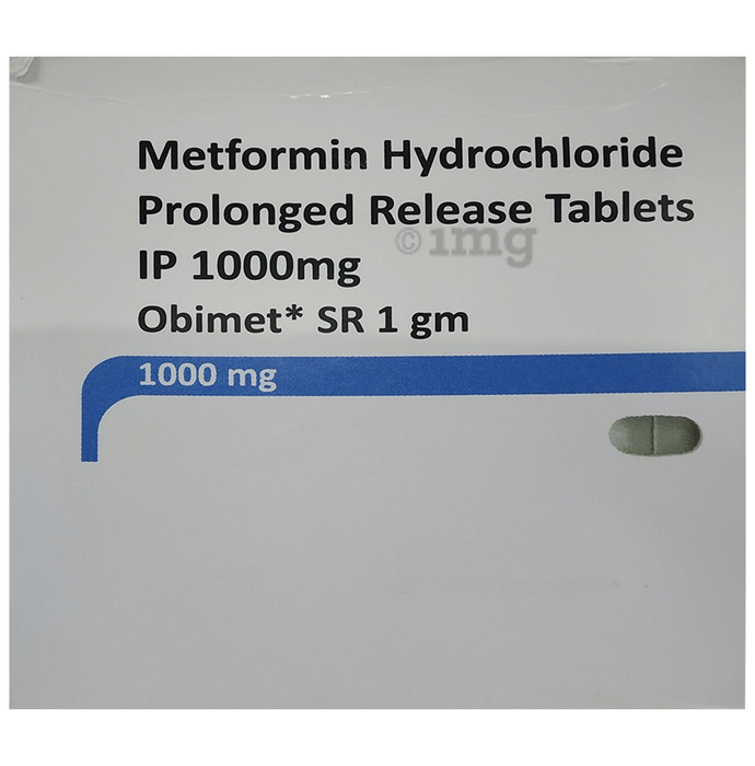 Obimet Sr 1gm Tablet View Uses Side Effects Price And Substitutes 1mg
