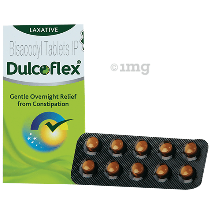 Dulcoflex 5mg Tablet for Constipation, Laxative & Bowel Movement Regulator