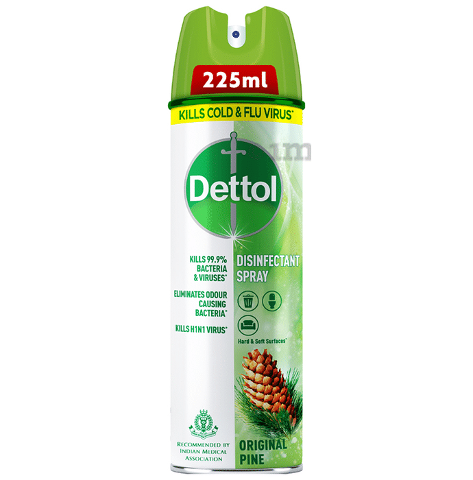 Dettol Original Pine Disinfectant Spray Sanitizer for Germ Protection on Hard & Soft Surfaces