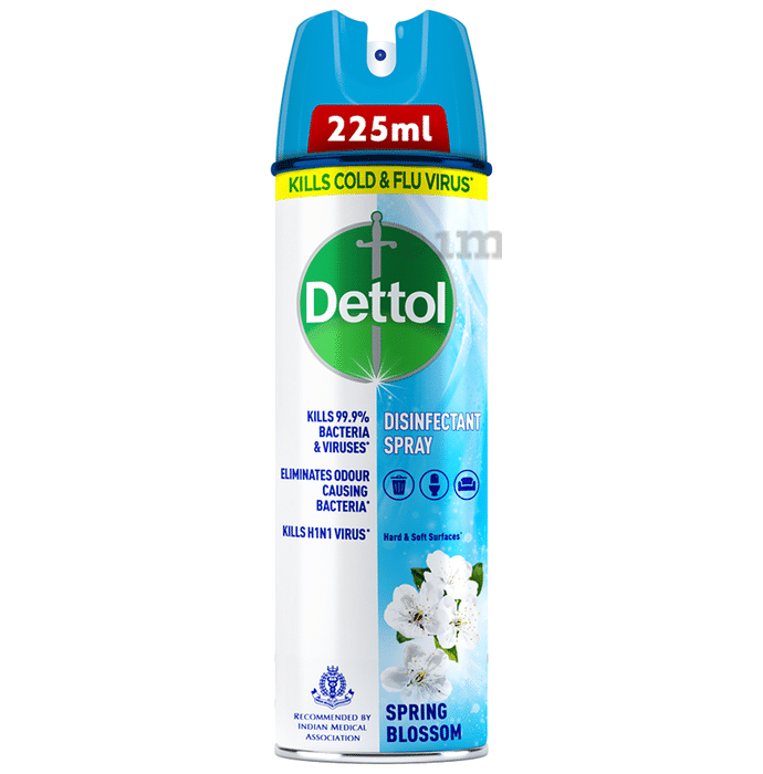 Dettol Spring Blossom Disinfectant Spray Sanitizer for Germ Protection on Hard & Soft Surfaces