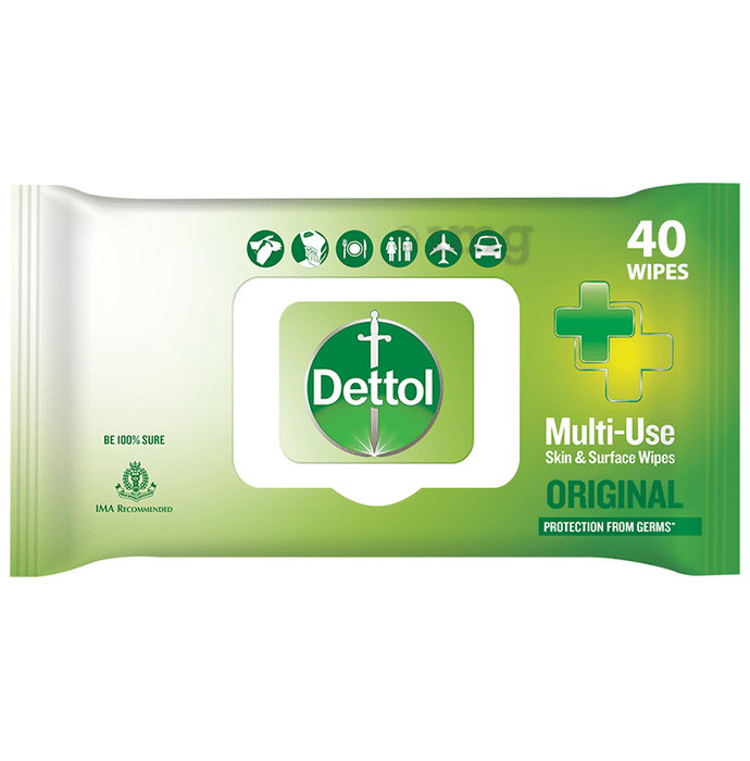 Dettol Original Multi-Use Skin & Surface Wipes