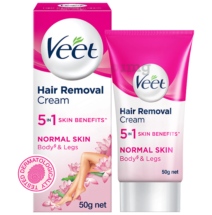 Veet 5 in 1 Skin Benefits Hair Removal Cream for Women Normal Skin