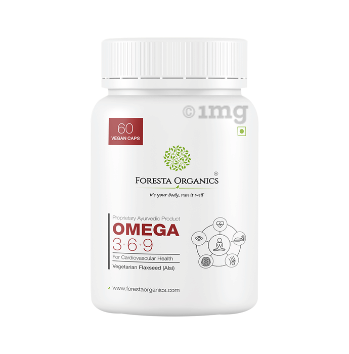 Foresta Organics Omega 3 6 9 Vegan Capsule: Buy bottle of 60 capsules at  best price in India | 1mg