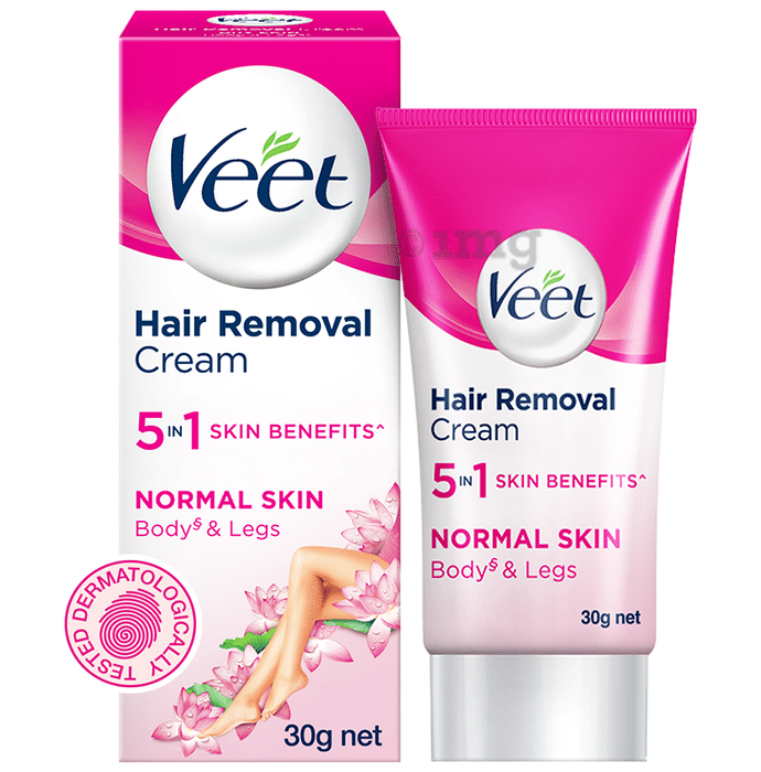 Veet 5 in 1 Skin Benefits Hair Removal Cream for Women Normal Skin