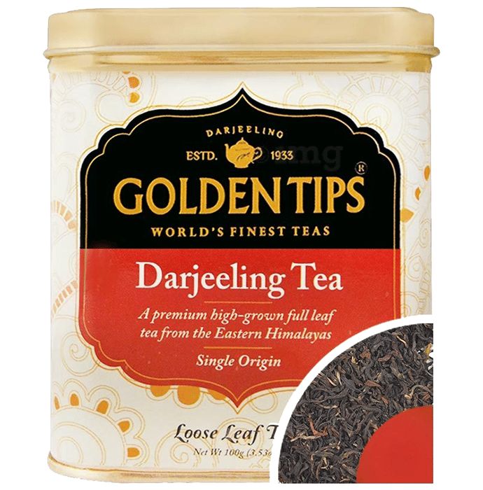 Golden Tips Darjeeling Tea Buy Tin of 100 gm Leaves at best price in