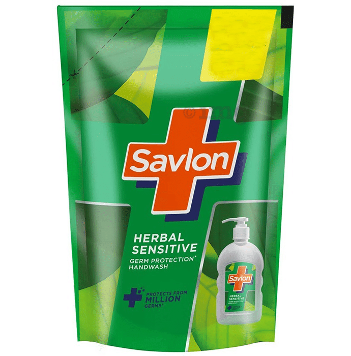 Savlon Herbal Sensitive Refill Germ Protection Liquid Handwash
