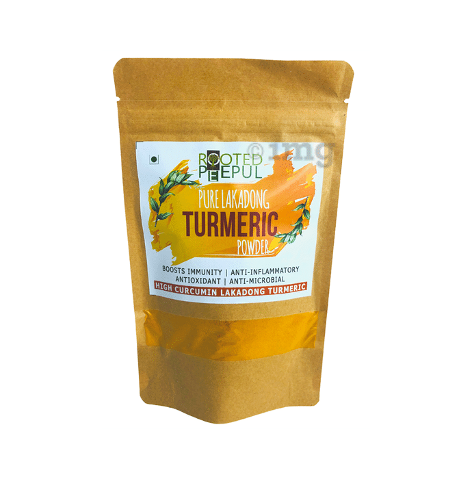 Rooted Peepul Pure Lakadong Turmeric Powder