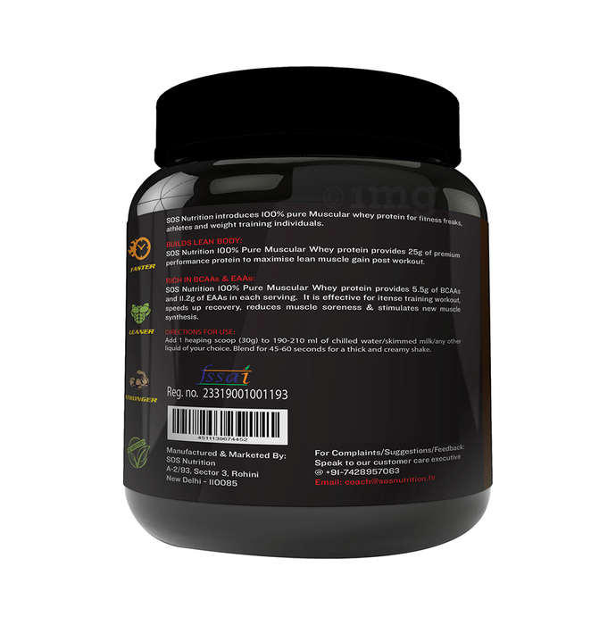 Sos Nutrition Muscular Whey Protein Powder Chocolate Buy Jar Of 909 Gm Powder At Best Price In India 1mg