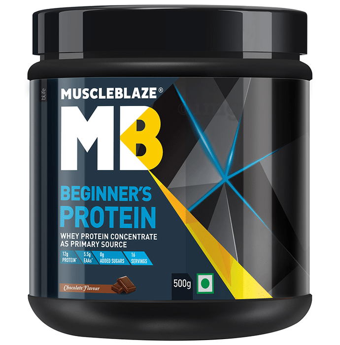 MuscleBlaze MB Beginner's Whey Protein Concentrate Powder Chocolate