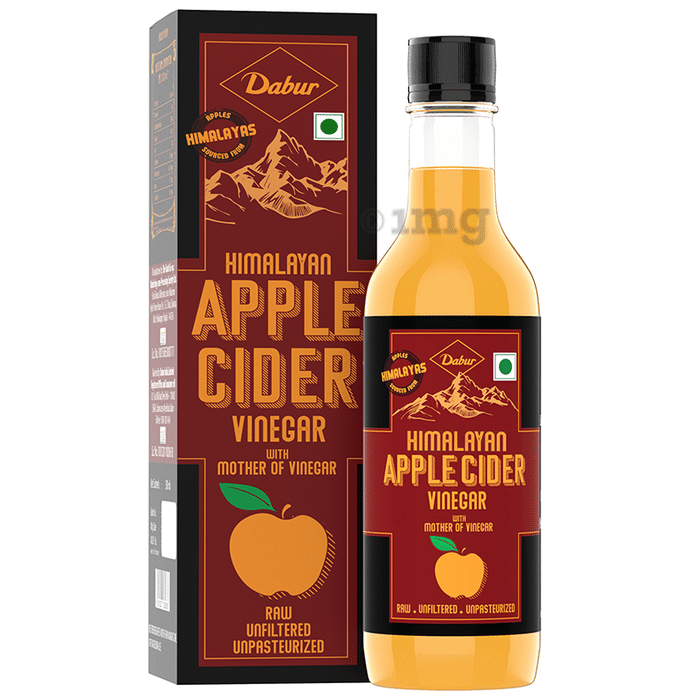Dabur Himalayan Apple Cider Vinegar with Mother of Vinegar Raw,Unfiltered,Unpasteurized