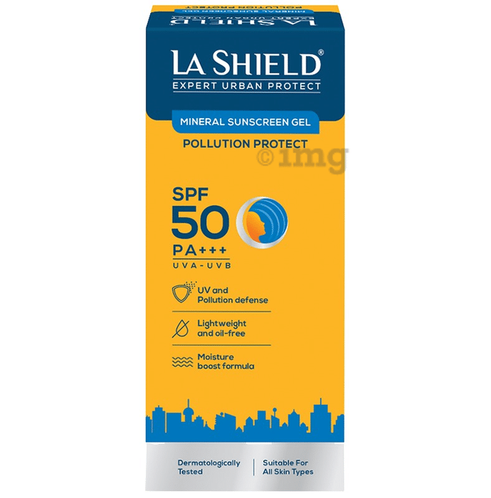 La Shield Expert Urban Protect Mineral Sunscreen Gel SPF 50