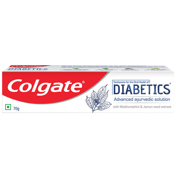 Colgate Toothpaste for Diabetics with Madhunashini and Jamun Seed Extracts