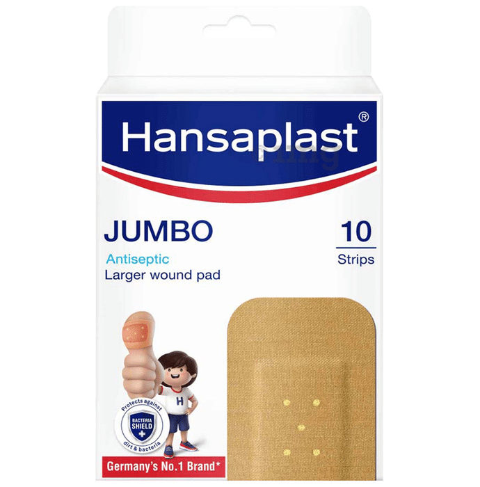 Hansaplast Jumbo Antiseptic Larger Wound Pad