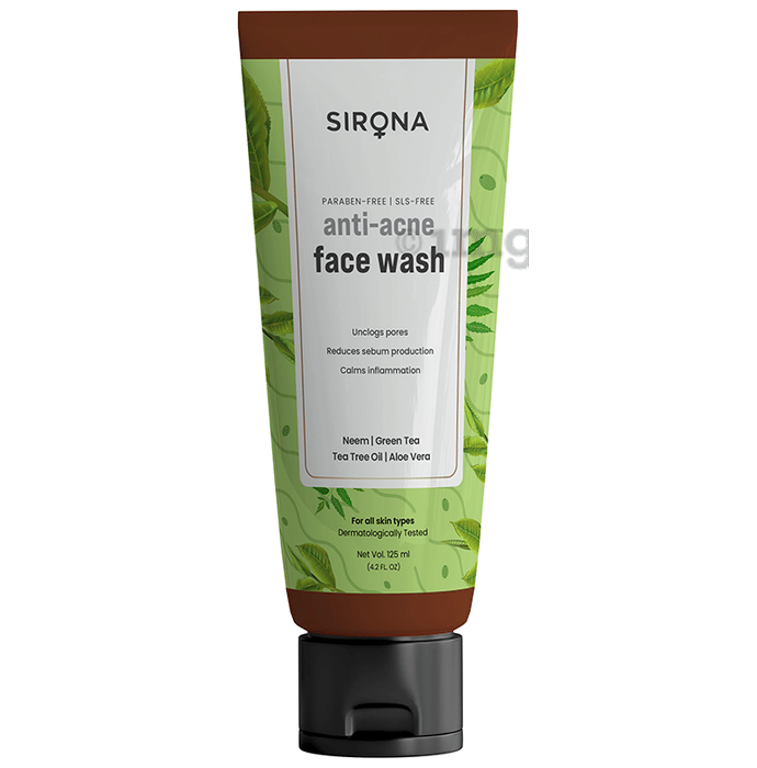 sirona face wash for oily skin
