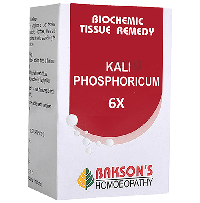 Bakson's Kali Phosphoricum Biochemic Tablet 6X