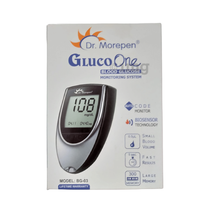 Dr Morepen BG 03 Gluco One Blood Glucose Monitoring System
