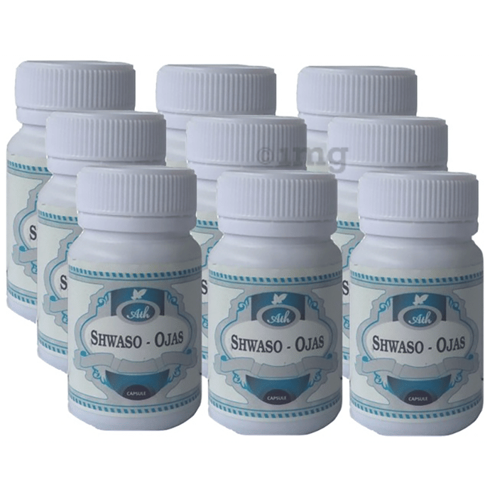 Ath ShwasoOjas Capsule (60 Each) Buy combo pack of 9 bottles at best