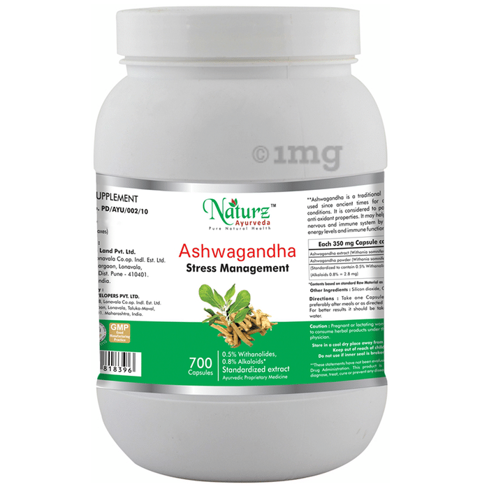 Naturz Ayurveda Ashwagandha 350mg Capsule