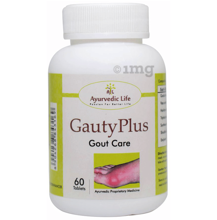 Ayurvedic Life Gautyplus Gout Care Tablet Buy bottle of 60 tablets at