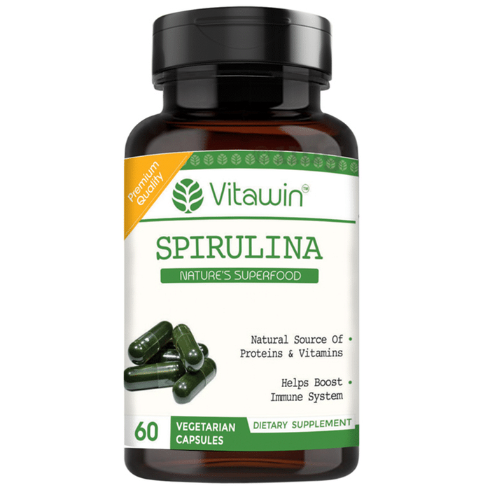 Vitawin Spirulina 500mg Vegetarian Capsule