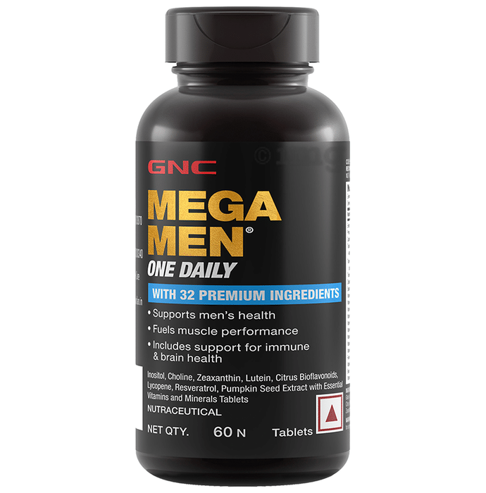 GNC Mega Men One Daily Multivitamin Tablet