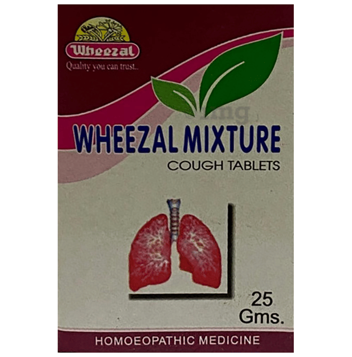 Wheezal Mixture Cough Tablet Buy box of 25 gm Tablet at best price in